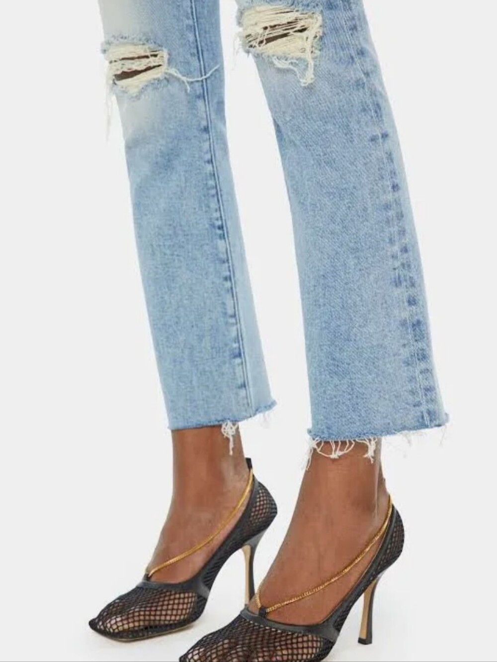 MOTHER Insider Flood Fray in Peek-a-boo sz 30 - Picture 6 of 15